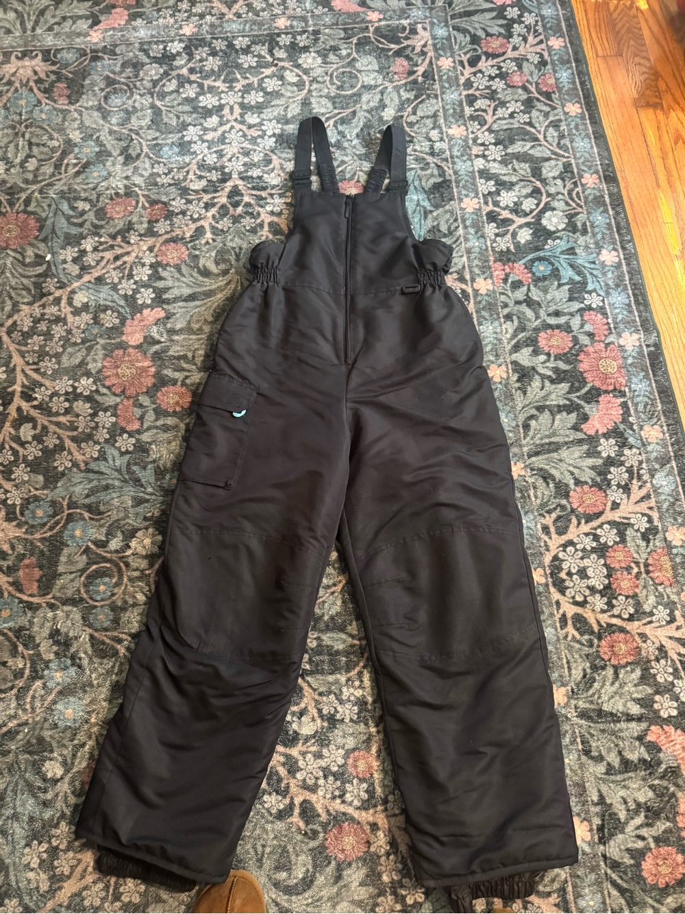 Women’s Cherokee Black Insulated Bib Snow Pants with Adjustable Straps Sz XL